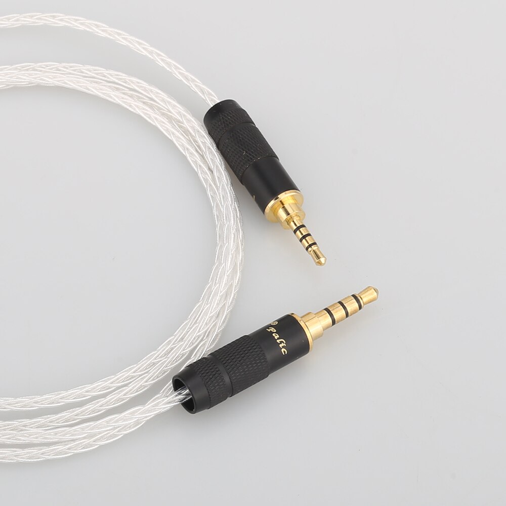 Audiocrast 4pin XLR/2,5mm/4,4mm Ausgewogene Kopfhörer Upgrade Kabel für Fostex T60RP T20RP T40RPmkII T50RP