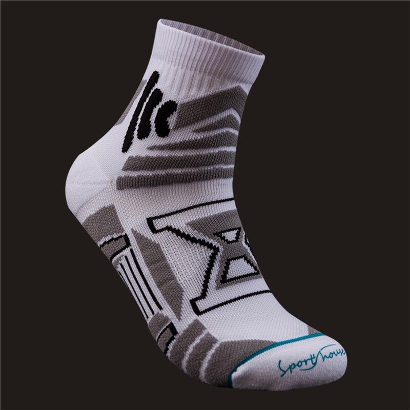 2Pair Men Cotton Sports Running Socks Comfortable Breathable Sweat-absorbent Deodorant Training Socks: 6