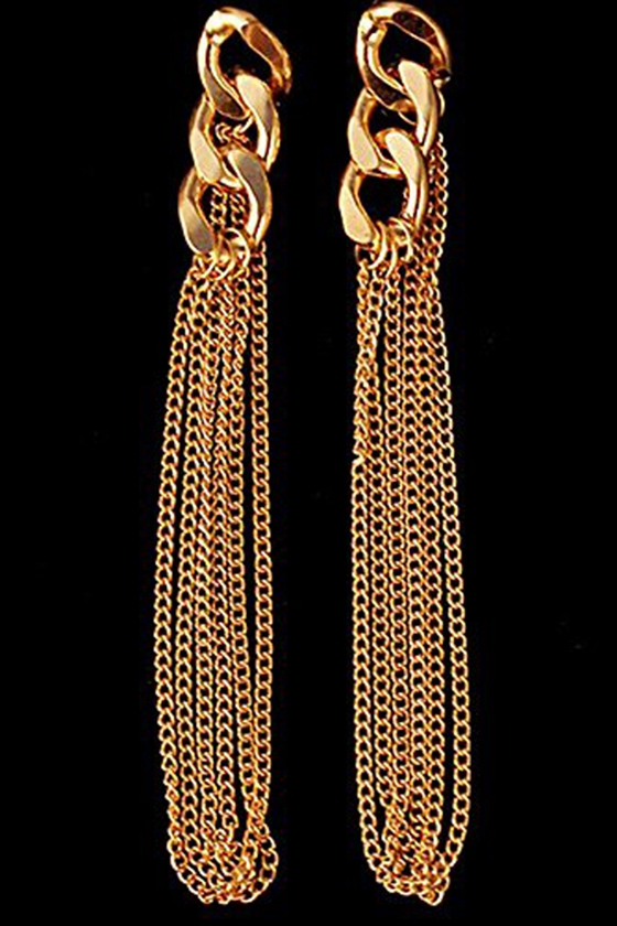 Gothic Oorbellen Met Ketting main image 1