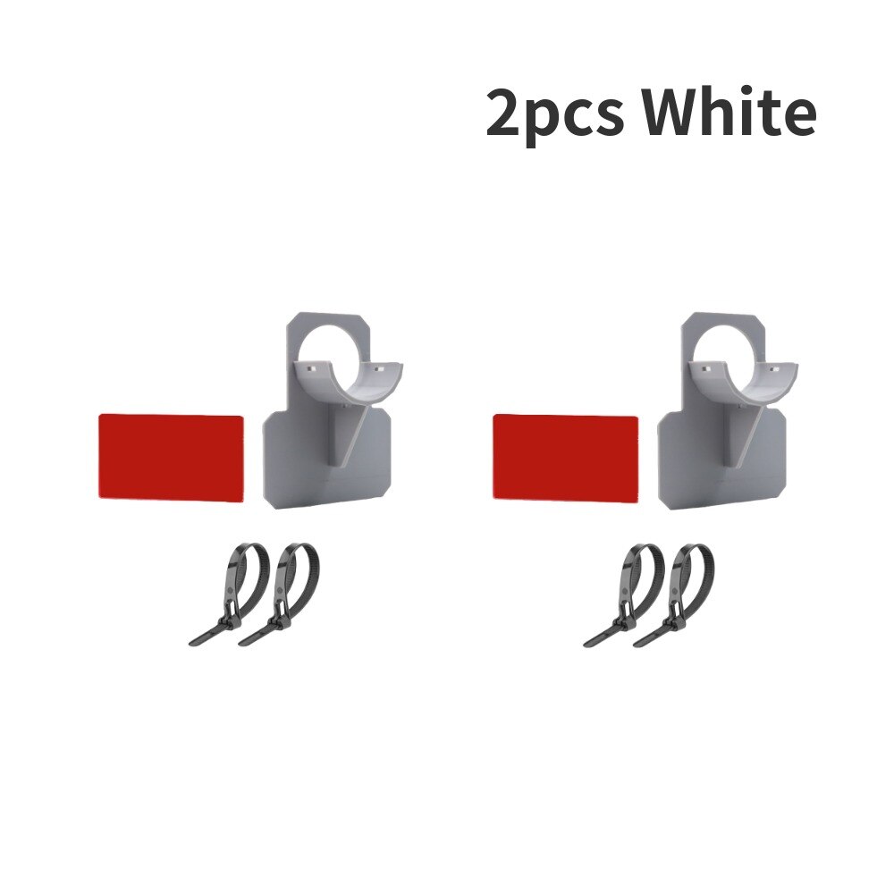 Soporte para tubería de piscina, accesorio para Bestwa Intex, salida de manguera sobre el suelo con brida de cables, 2-10 piezas, 30-38mm: 2pcs White