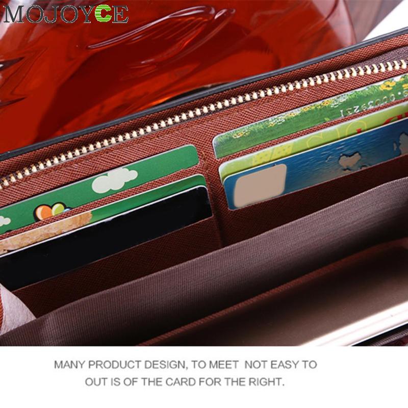 Men Business Zipper Wallet Male PU Leather Clutch Coin Purse Long ID Card Holder Card Bag Gentale Man Bag