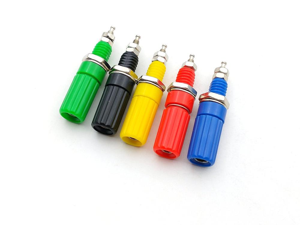 10PCS Binding Post FOR Speaker 4mm Banana Plug Test probe Conversion ADAPTER