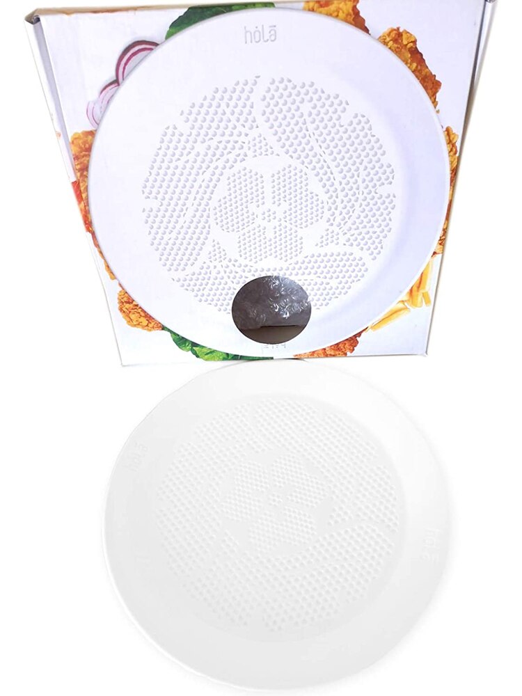 HostelNovo – Plato Hola – Absorbe hasta un 30% las calorías de tu comida – Porcelana – Fabricado en España