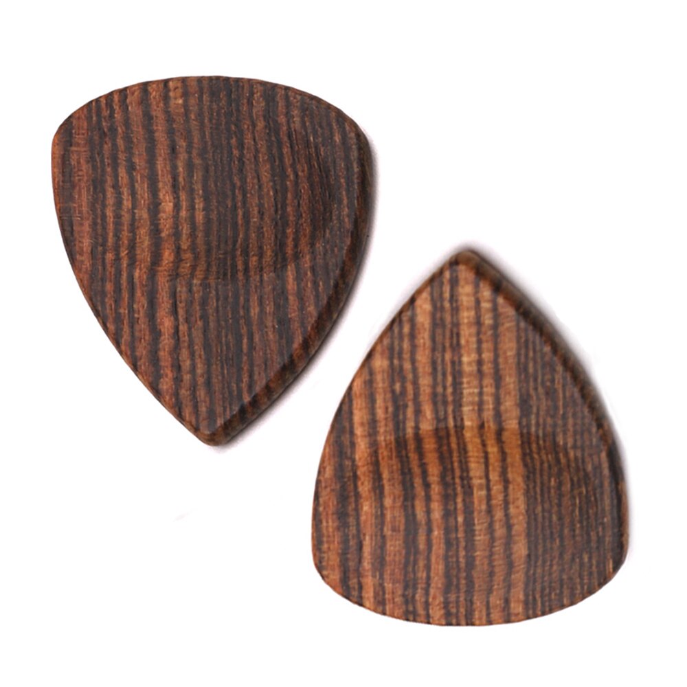 Guitar Picks Iron Pick Box Holder Collector with 4pcs Different Wood Picks Mediator for Guitar Accessories & Parts guitar tool: Style7 Bocote