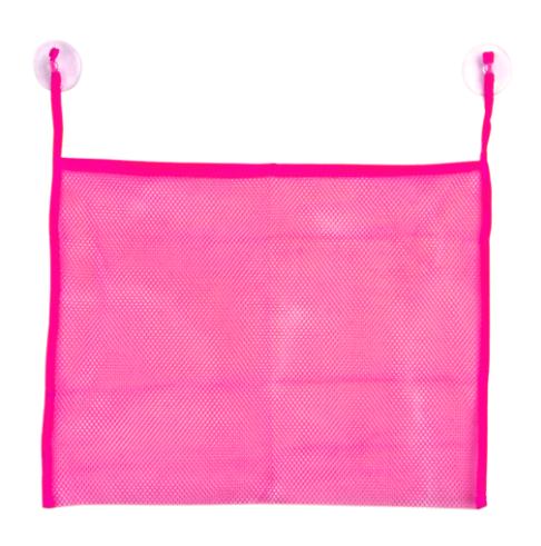 Hbb baby børn bad badekar legetøj mesh net opbevaringstaske organizer holder badeværelse: Hot pink