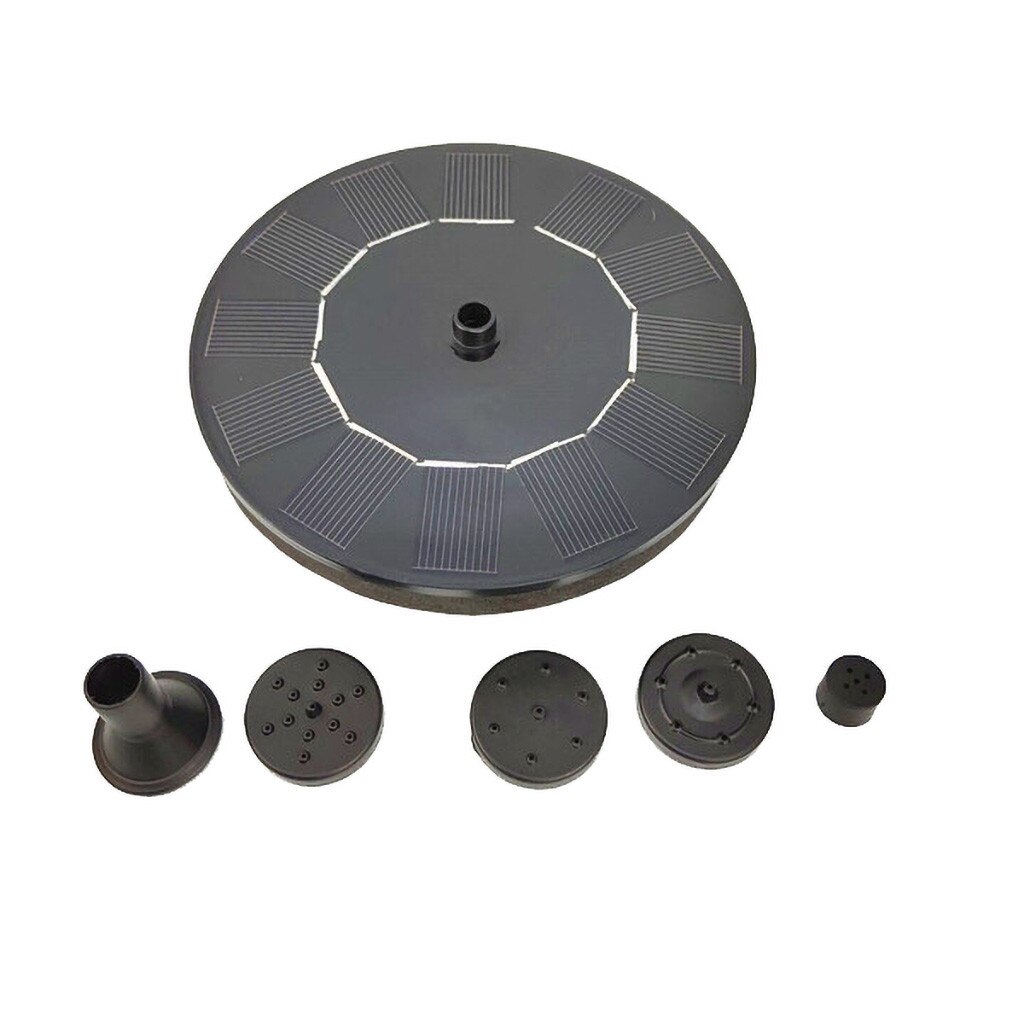 Solar Pump, 1.4W Free Standing Floating Solar Bird Bath Water Pumps for Garden