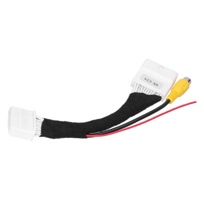 Vehicle Camera Reverse Parking Camera Connection Cable 24Pin RCA Adapter Line Wiring Fit for Renault Camera Cable