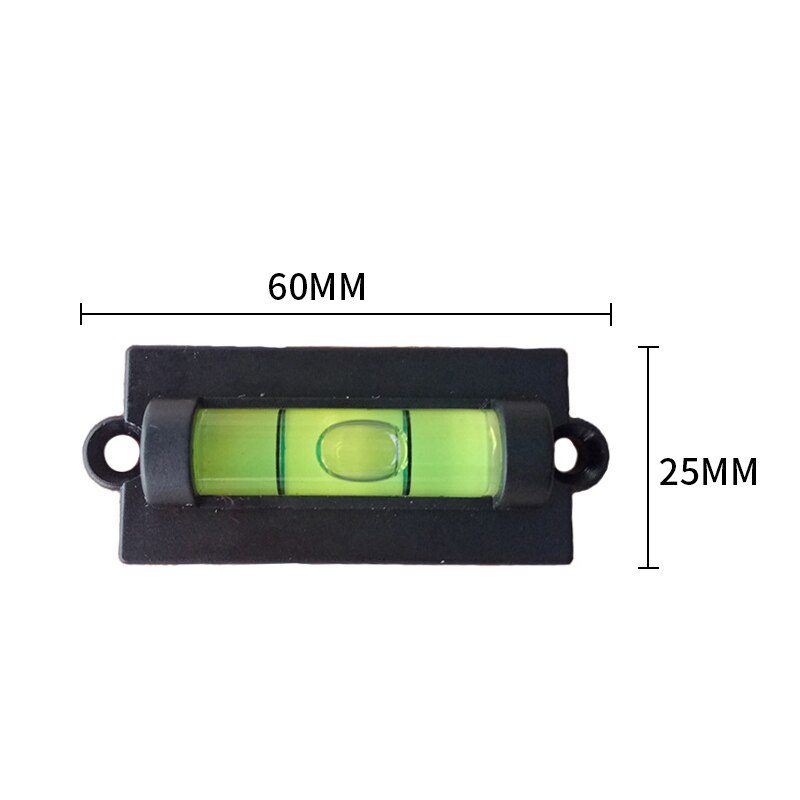 Mini waterpas waterpas kleine waterpas met bevestigingsgaten waterpas gereedschap camper statief fonograaf standaard waterpas