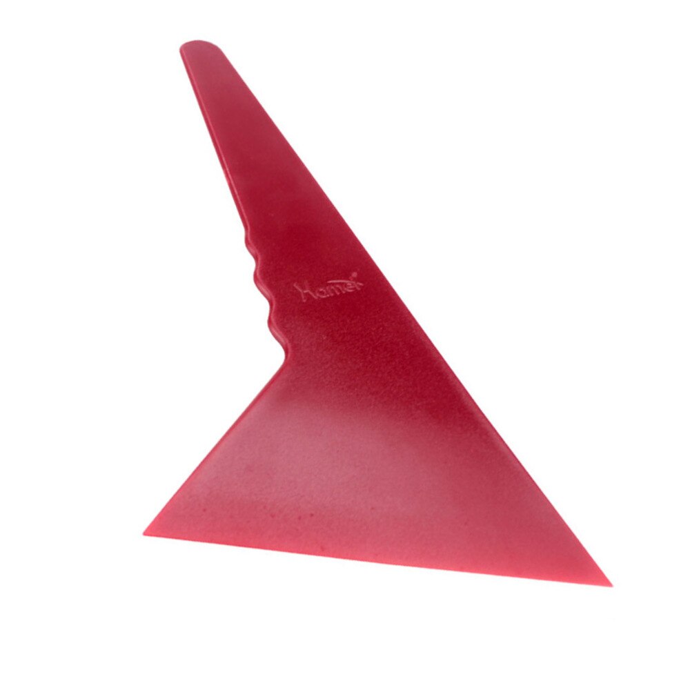 Car Film Applying Tool Window Cleaning Scraper Adhesive Remover Film Change Color Tool (Dark Red)