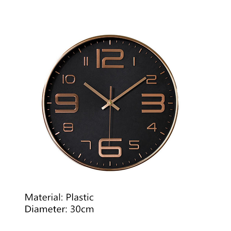 Outdoor Hars Waterdicht Wandklok 12 Inch Stille Geen Klok Decoratieve Klok Voor Terras, Tuin, zwembad Of Woonkamer: 2