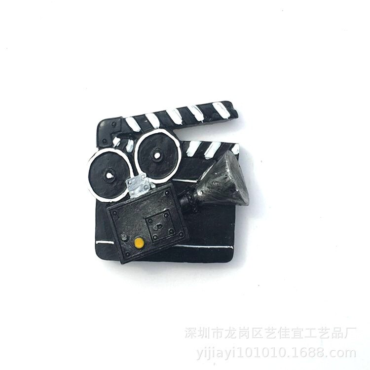 Chinese Style Vintage Fridge Magnets Antique TV Motor Movie Projector 3D Refrigerator Home Kitchen Decoration Tourist Souvenirs: 5
