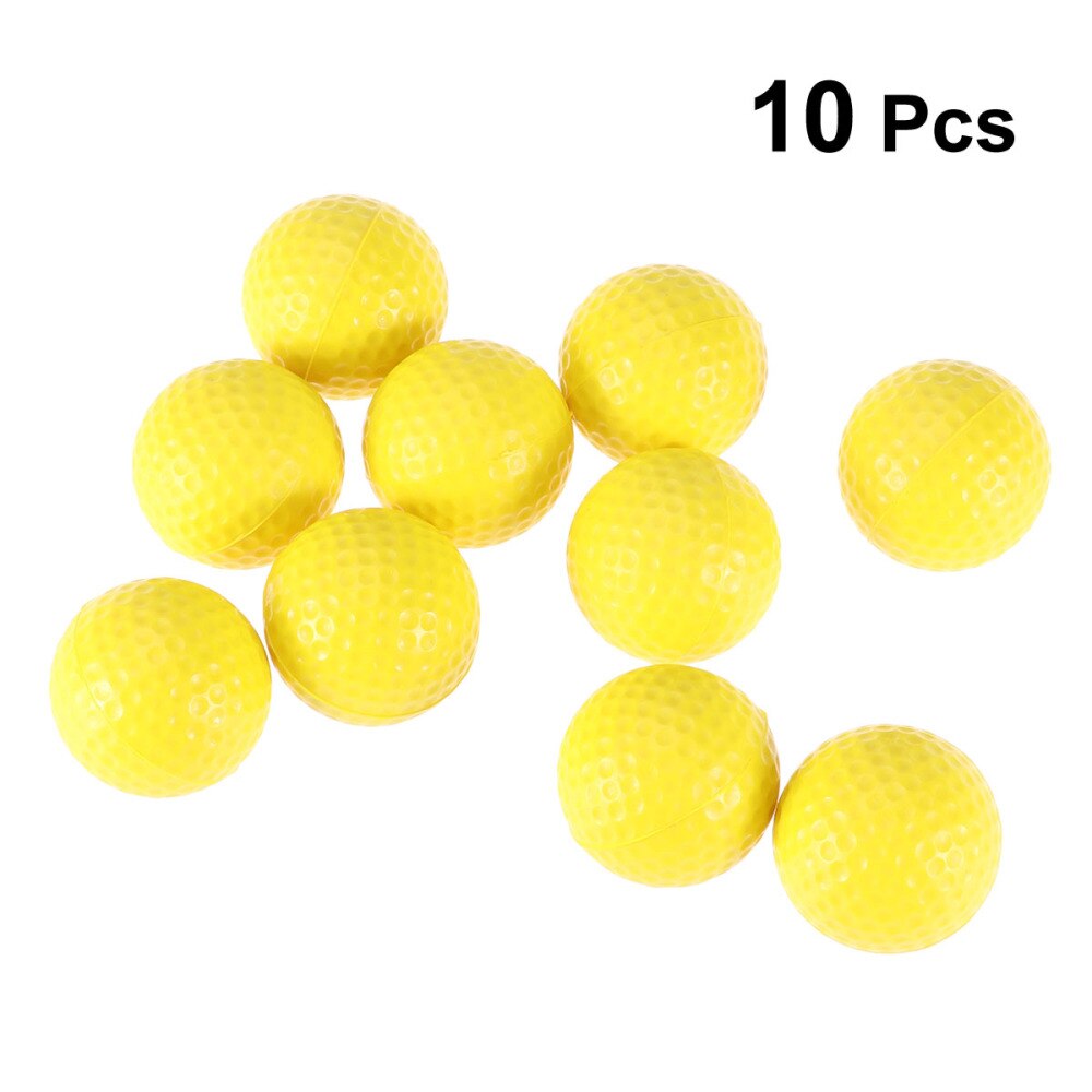 10Pcs Golf Balls Practice Durable Portable Training Golf Balls for Outdoor Sports Indoor
