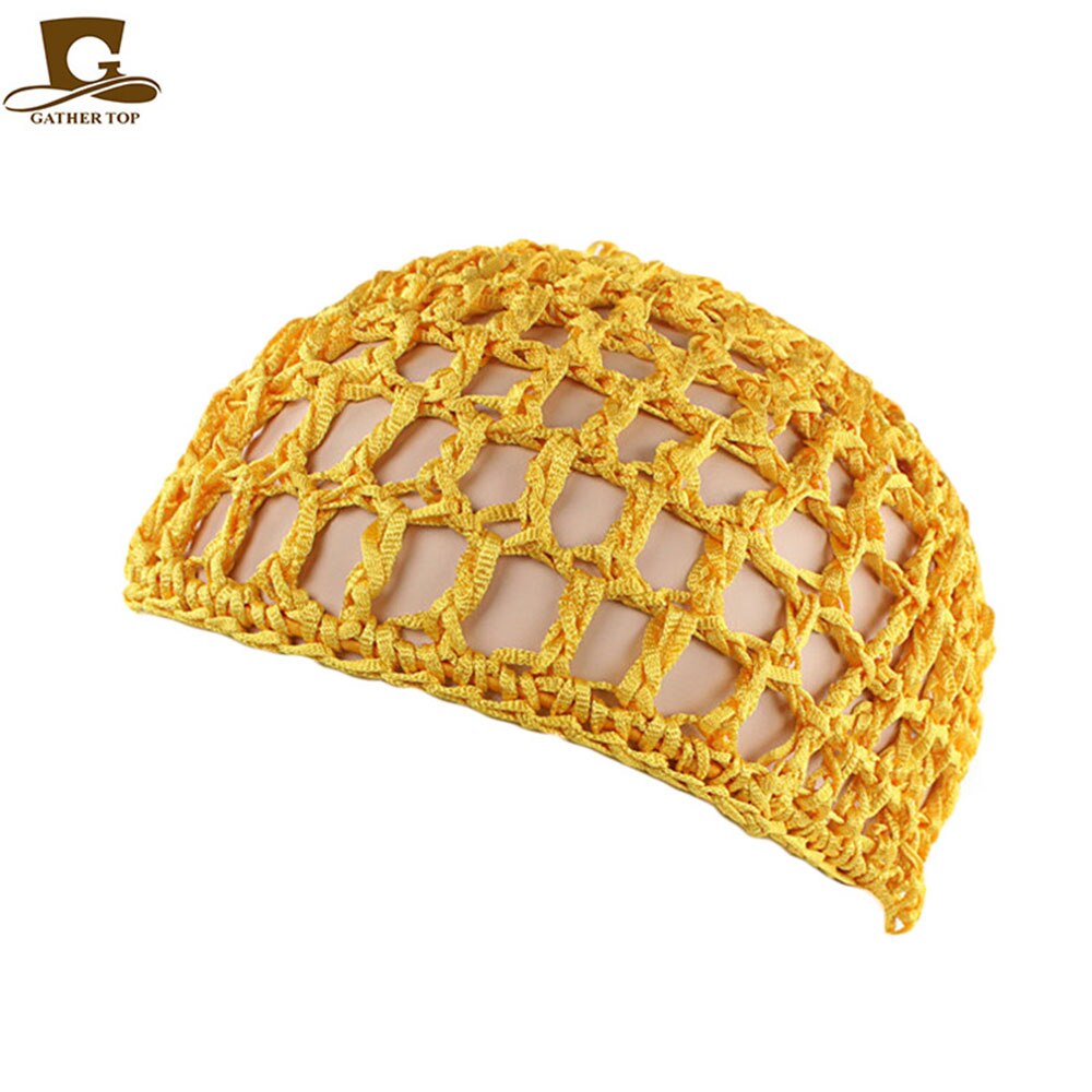 Chapeau de nuit pour femmes, bonnet de nuit, couleur unie, filet, , lot de 10 pièces: Ginger