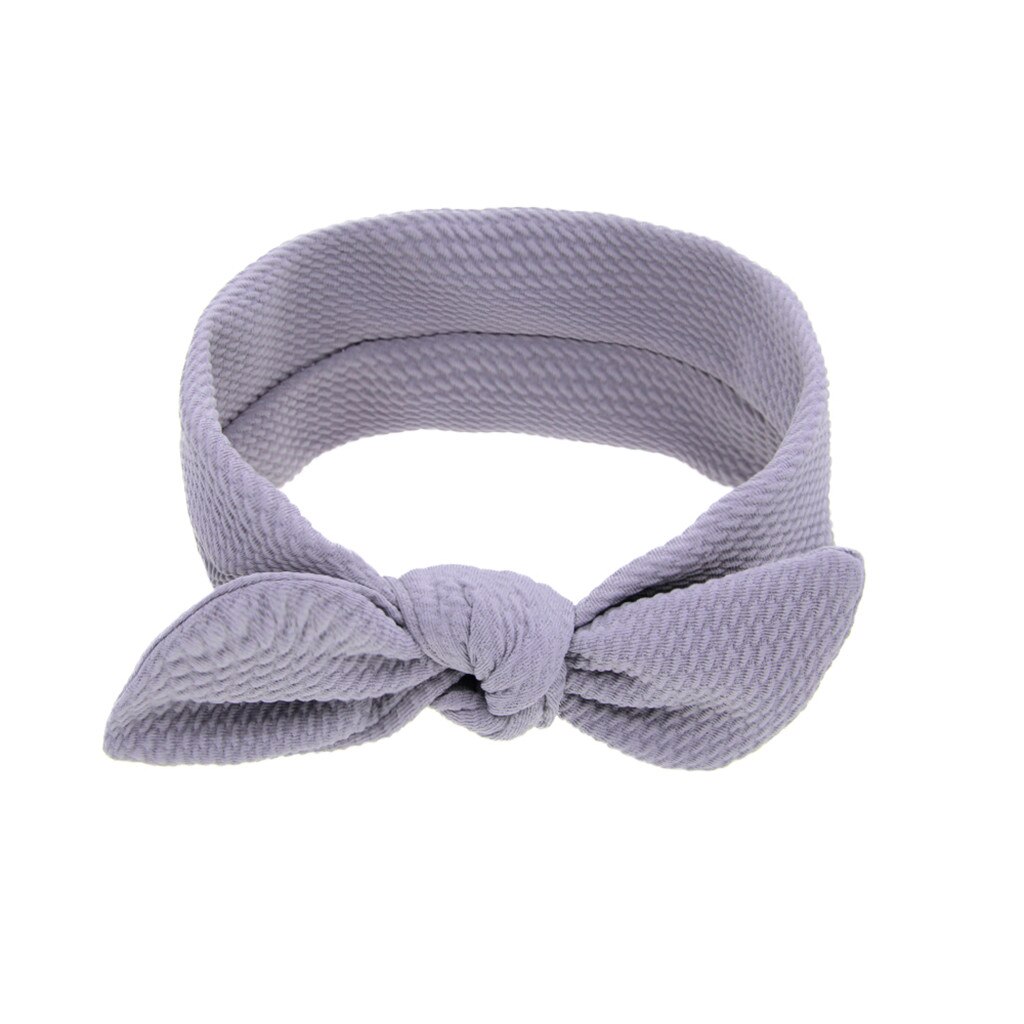 Mode Pasgeboren Peuter Kids Baby Meisjes Hoofdband Strik Solid Gedrukt Hoofdband Hoofddeksels Haaraccessoires Baby Casual Hoofdband: E