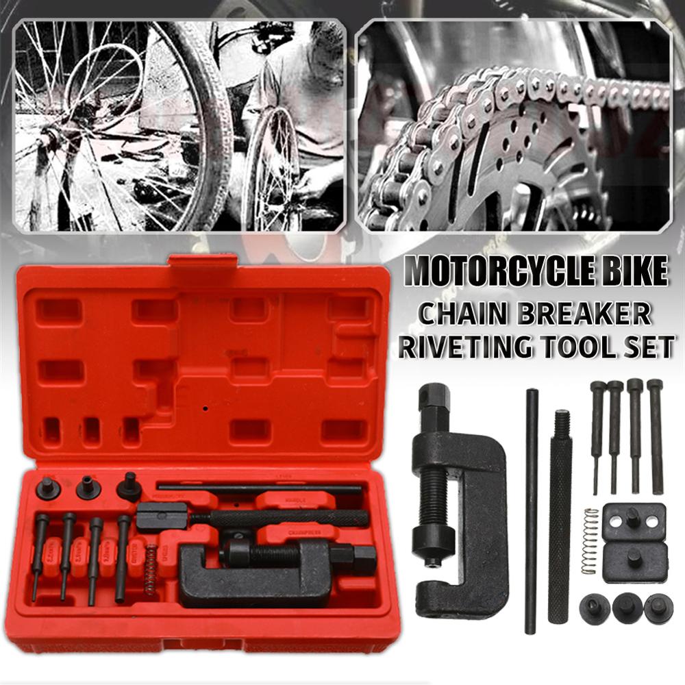 Motorcycle Chain Breaker Tools For breaking and joining 420-630 rear drive chains motorcycle Chain Breaker Riveting Tool Set