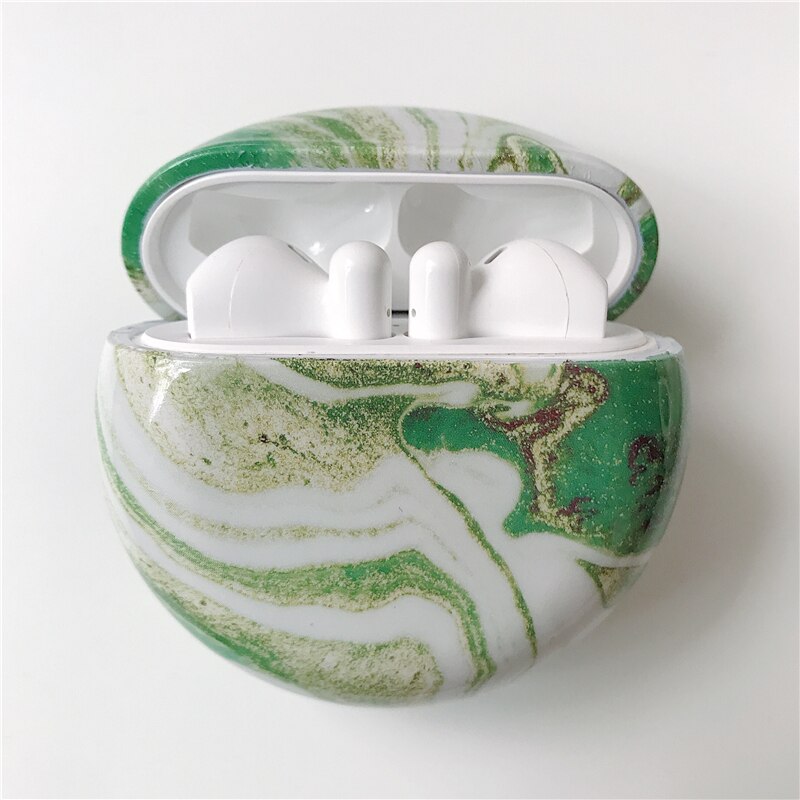 For Huawei Freebuds 3 Luxury Marble Wireless Bluetooth Earphone Shookproof Case For Huawei Freebuds 2 Pro Hard Charging Cover: A15