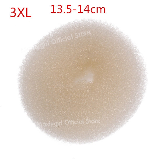8 Hair Bun Donut Magic Foam Products Hairstyle Lazy Hair Accessories For Girls Women Lady Easy Big Ring Hair Styling Tools: plum