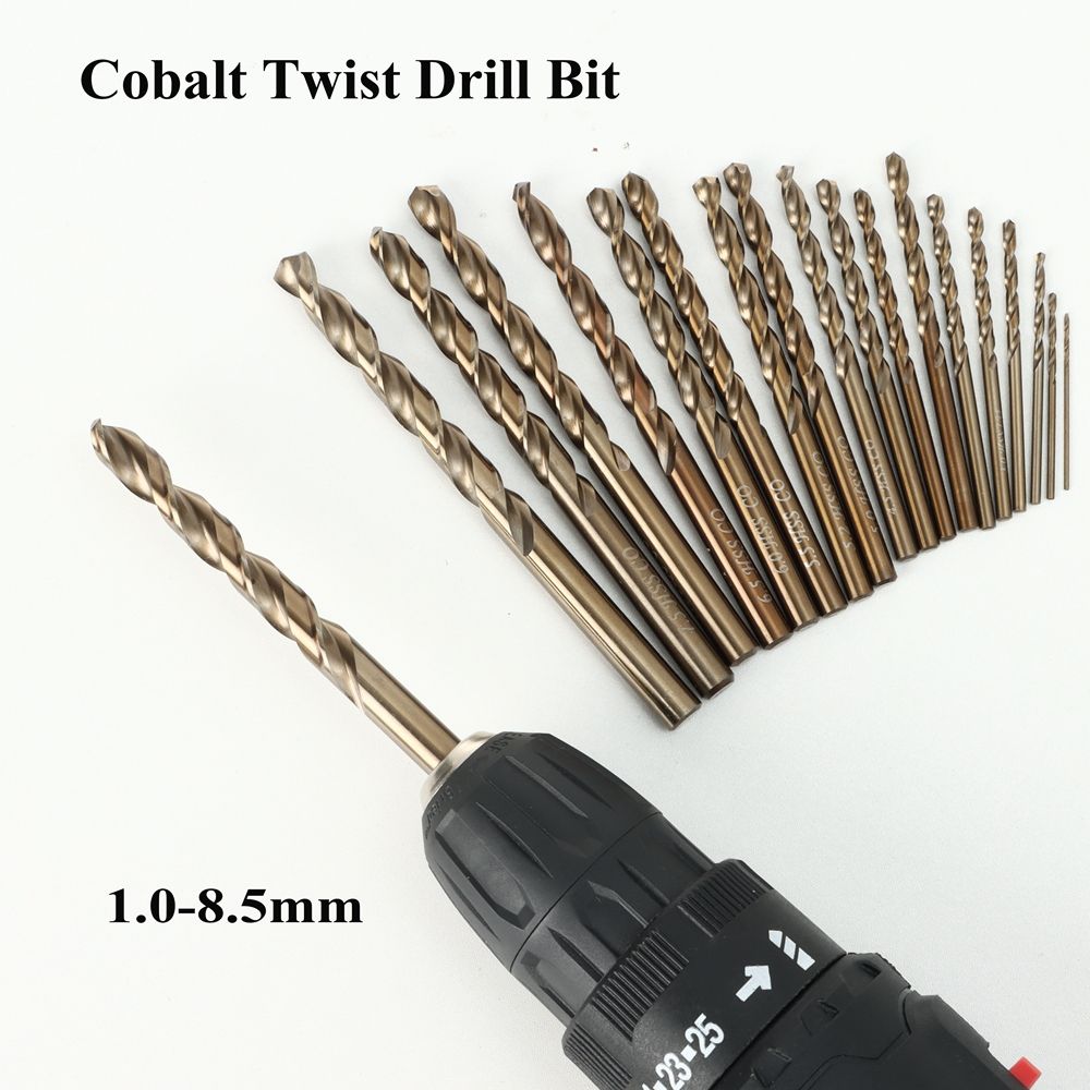 10-85Mm Cobalt Twist Boor Hss M35 Metalen Boor Voor Rvs Hout Metaal Boren Gat cutter Thuis Gereedschap