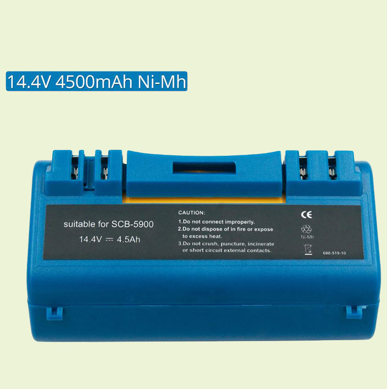 Replacement Rechargeable Battery for iRobot Scooba Vacuum 340 34001 350 380 385 390 5800 5900 6000 14.4V 4500mAh Nimh