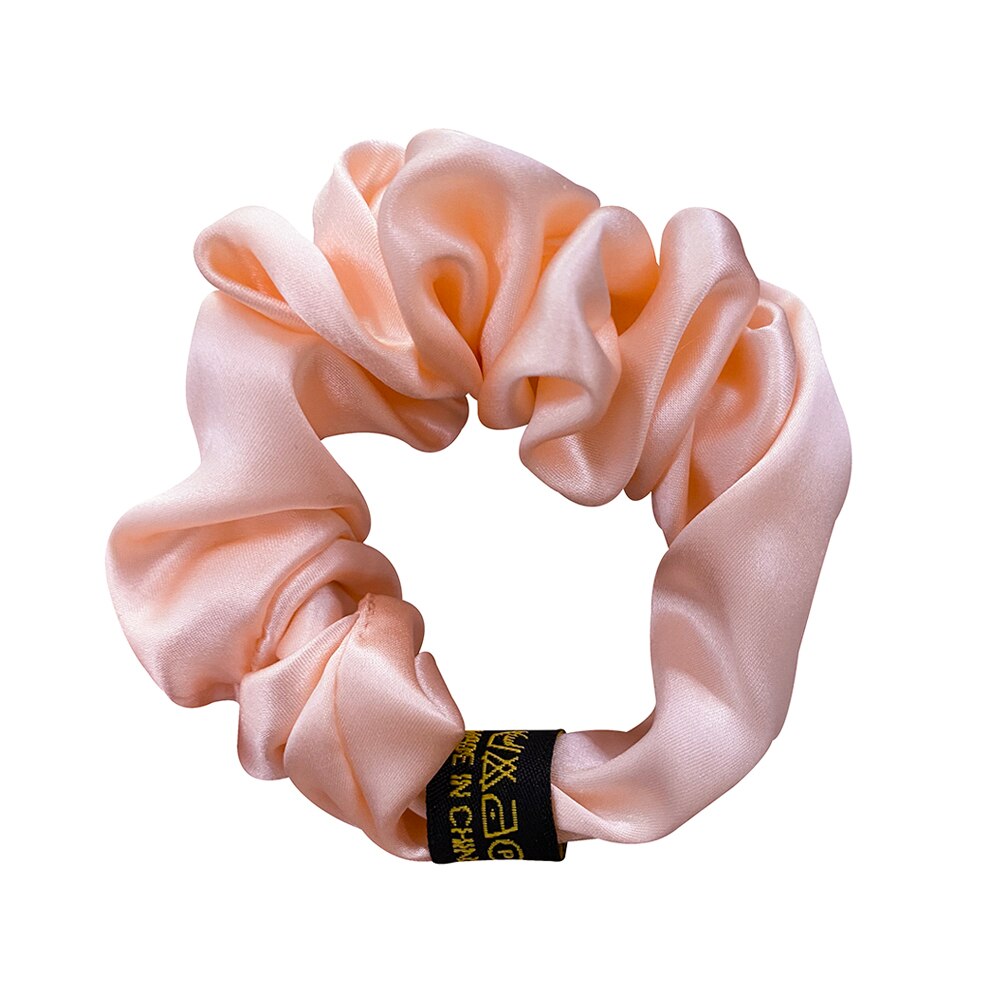 neue 100% Reine Maulbeere die Seide Große Krawatte Haar Seide Einfache Reine Farbe retro Haar Bands Für Frauen Haar Krawatte seil Zubehör Mädchen: Blut Zahn Farbe