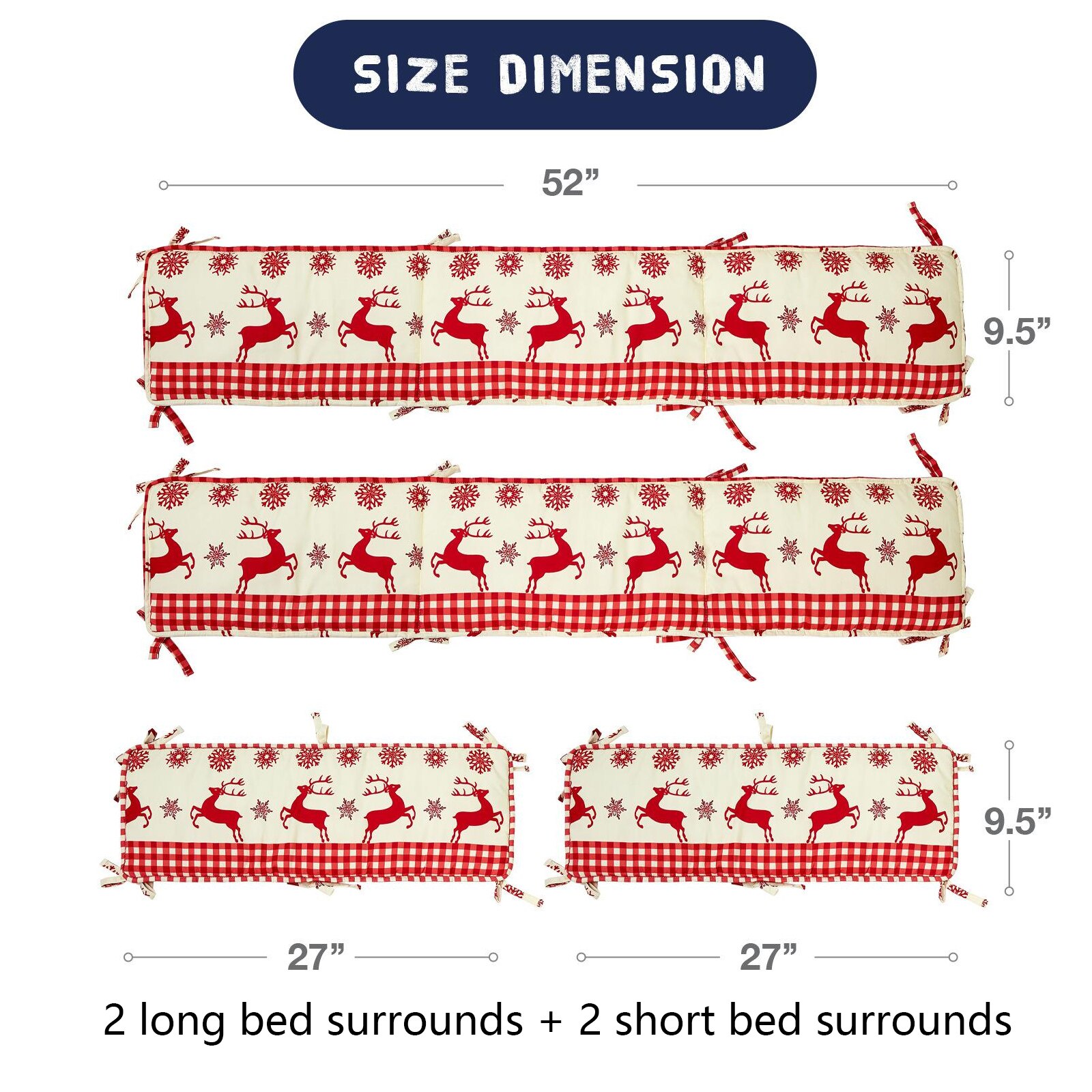 Lettino paraurti treccia neonati presepe Surround anticollisione letto in cotone recinzione neonato lettino protettore cuscino biancheria da letto arredamento camera: Elk