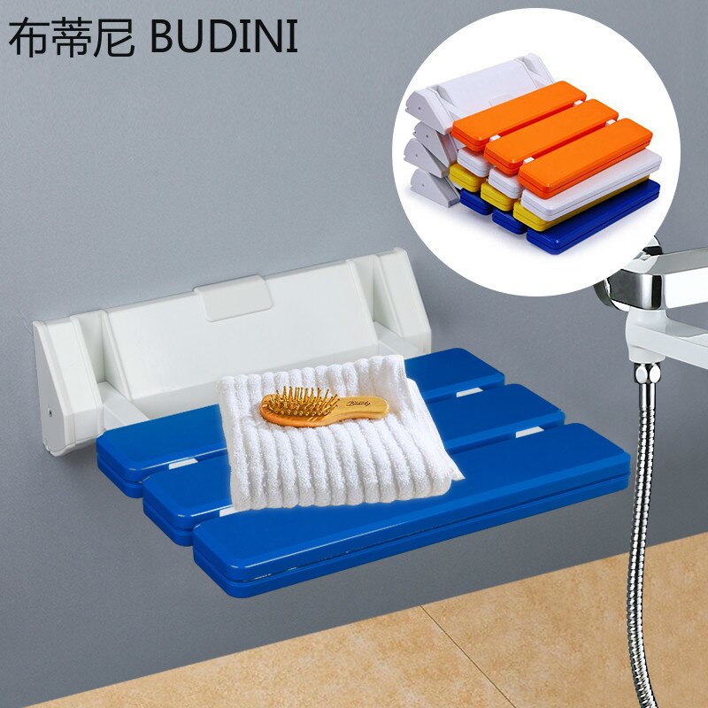 Wandmontage Douche Stoelen Badkamer Blauw Douche Klapstoel Bad Stoel Ouderen Douche Spa Wc Bank Kruk