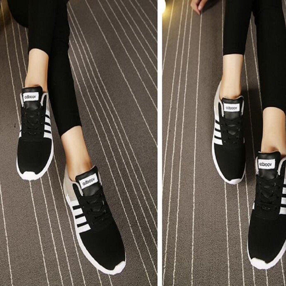 laufschuhe Beiläufige Modische Sport Schuhe Bildschirm Tuch Spitze Up Fly Frauen Gewebe Weich Langlebig Neuen Stil CT