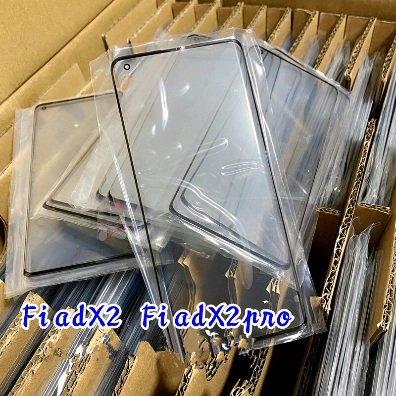 Outer Screen For OPPO Find X2 / X2 Pro Front Touch Panel LCD Display Screen Out Glass Cover Lens Repair Replace Parts