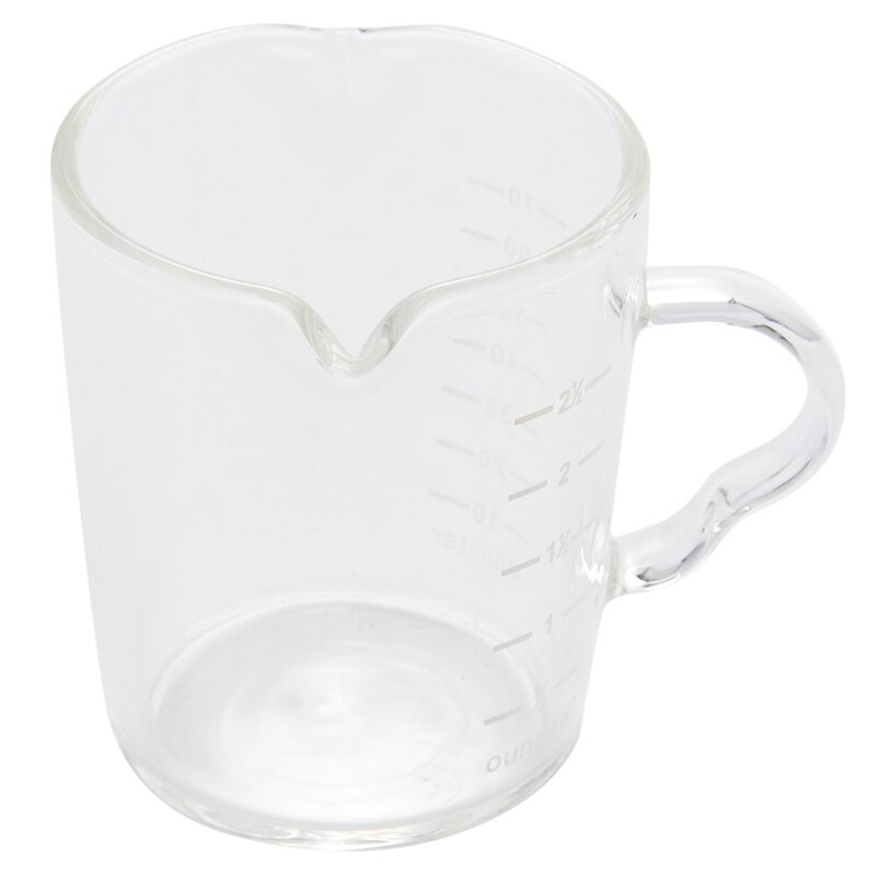 Creatieve Dubbele Mond Schaal Glas Cup Hoge Temperatuur Weerstand Transparante Ronde Huishoudelijke Ontbijt Melk Koffie Drinkware: Default Title