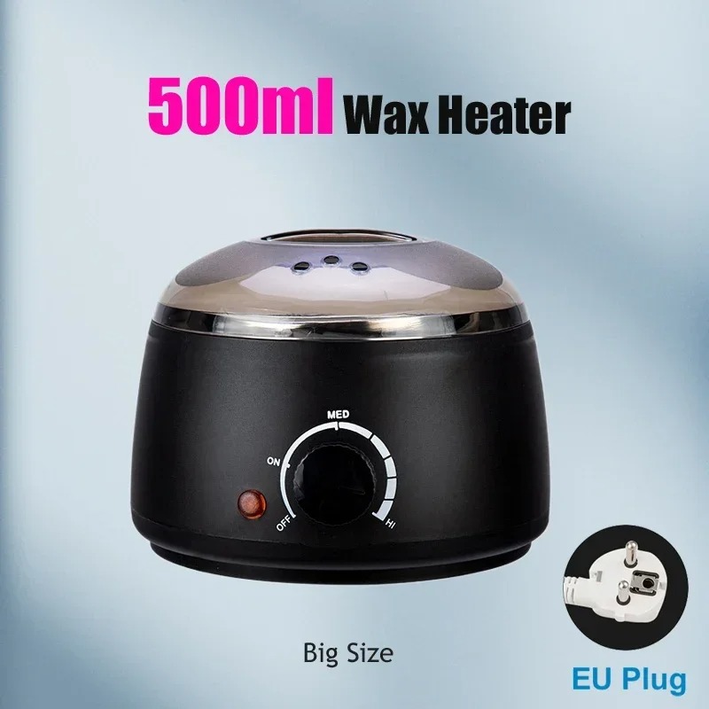 200ML/500ML Wachs Heizung Wärmer Wachs Maschine für Haar Entfernung Enthaarung Wachs Eintauchen Epilierer Paraffin Topf Wachsen maschine: Blau