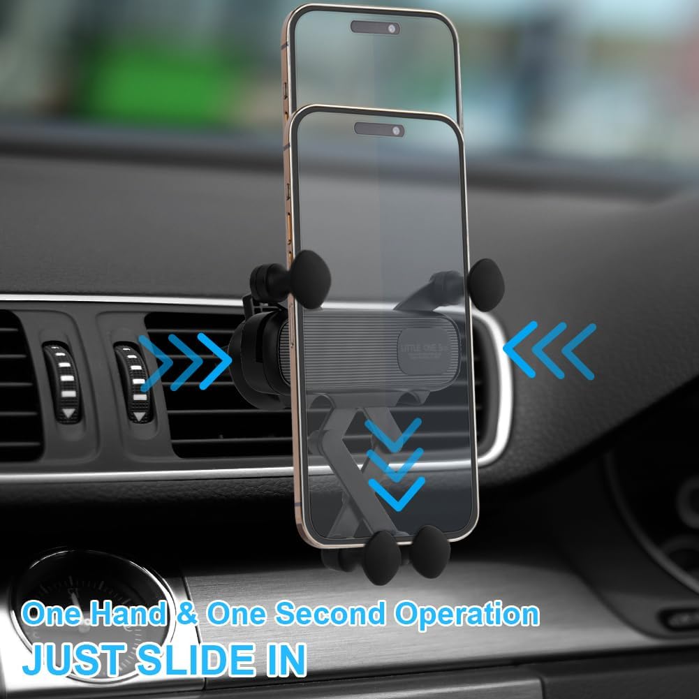 Zwaartekracht autotelefoonhouder Auto-ontluchter Telefoonhouder Universele schokbestendige houder voor 4,7-7 GPS ClipInch mobiele telefoon