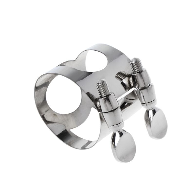 Eb altsaxofoon rubber bakeliet mondstuk rietbinder messing rietbinder bevestiging: 7 uur 401638- seconden