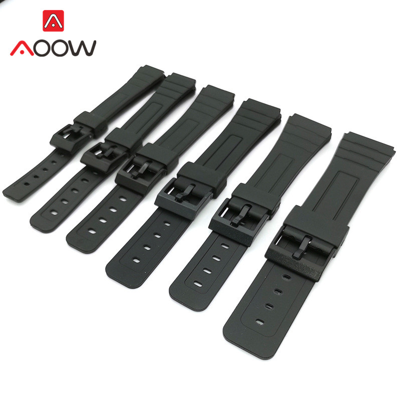 Universal Resin Strap 12mm 14mm 16mm 18mm 20mm 22mm Men Sport Waterproof Diving Replacement Bracelet Band Watch Accessories