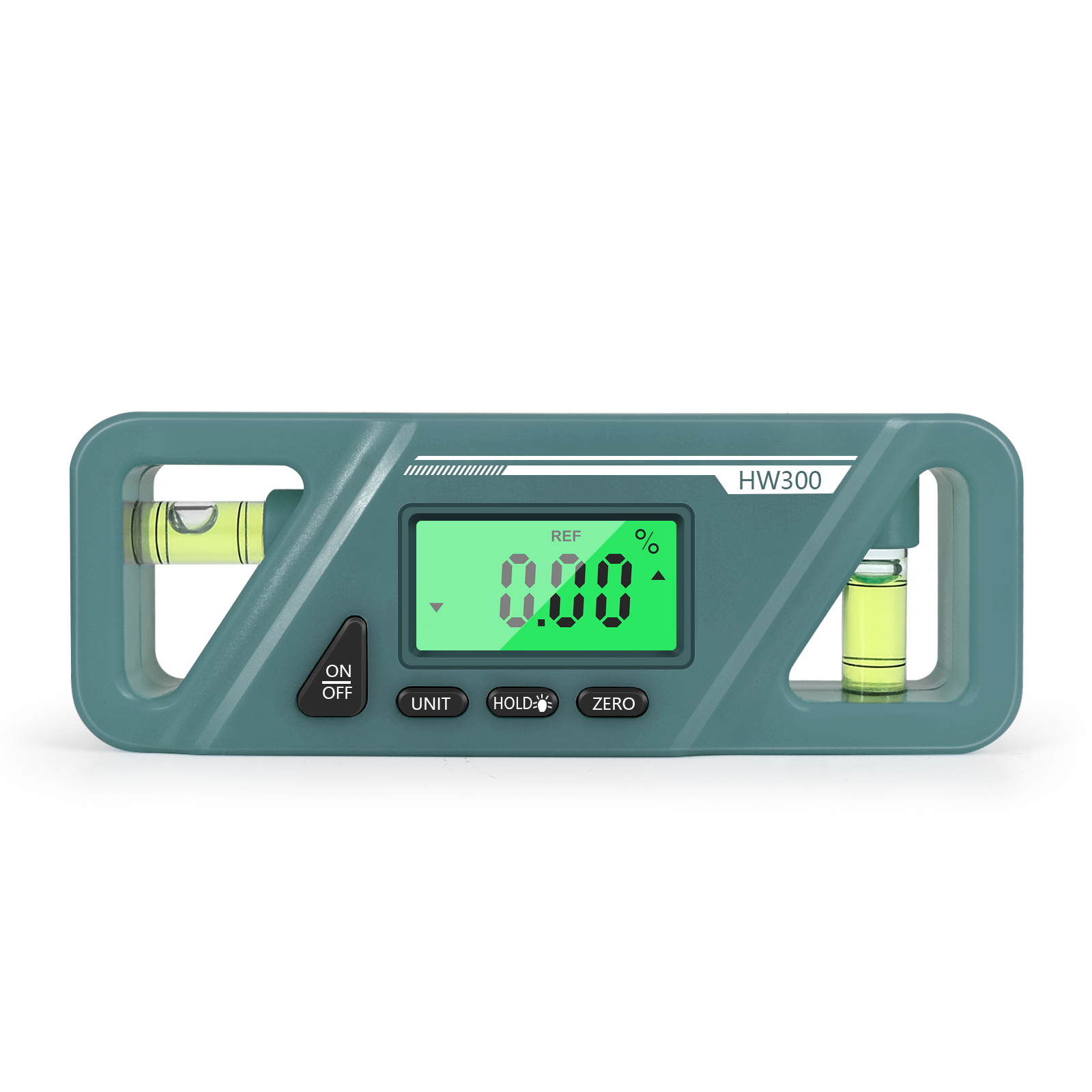 HW300 Inclinometer LCD Display Digital Protractor Level Meter Angle Measuring Inclinometer 90°Level Neodymium Magnetic Base: Red