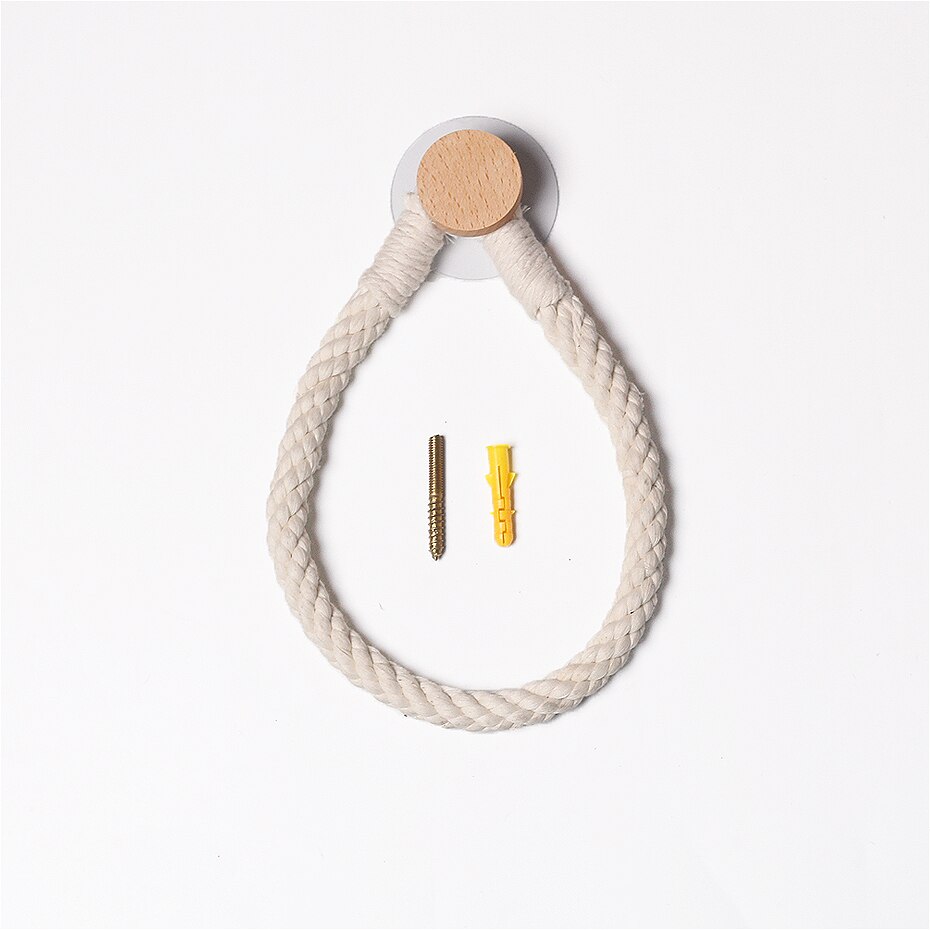 Toilet Paper Holder..Rope Toilet Roll Holder..Jute Rope Nautical Decor..for bathroom..Diamond Knot.: Blue