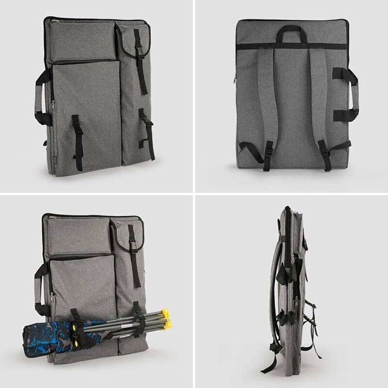 Large Art Bag For Drawing Board Sketching Tools Art Painting Set Artist Students Waterproof Travel Canvas Bag Art Supplies
