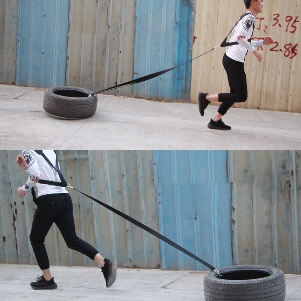 Men Women Football Equipment Team Sports With Pull Strap Agility Improve Speed Harness Trainer One Size Workout Tire Pulling