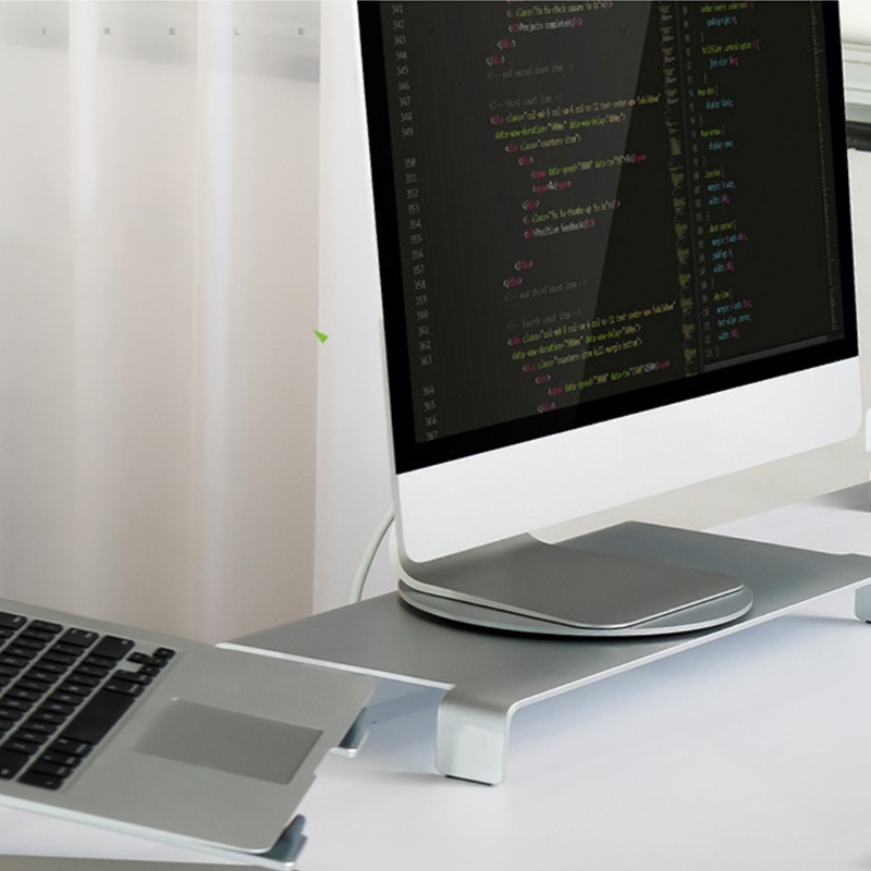 IMac-soporte de aleación de aluminio para ordenador portátil, Base para Monitor, multiángulo
