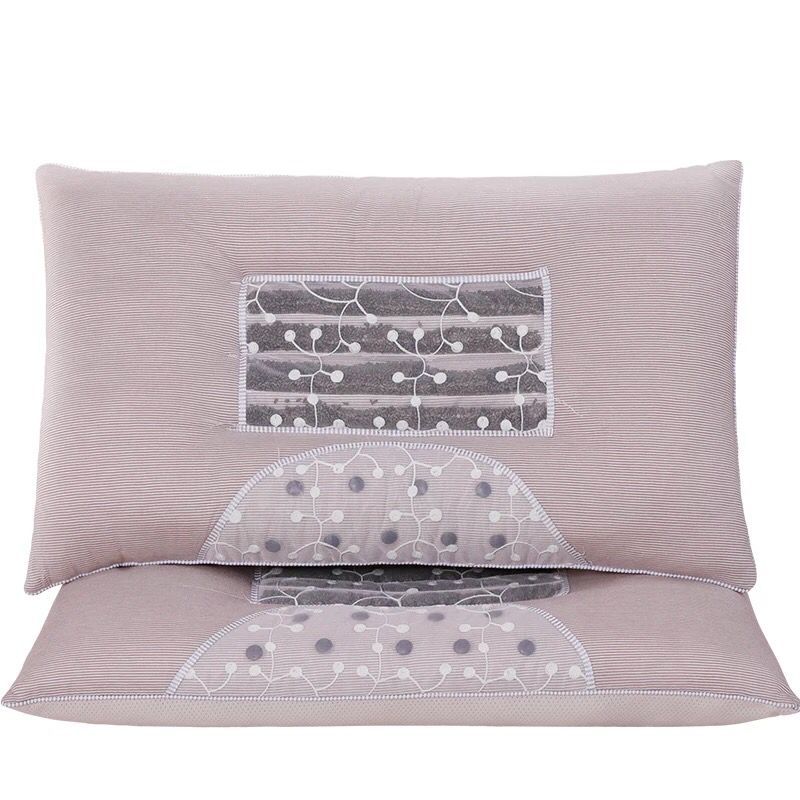 46X72CM Cassia Health Neck Adults Pillow Pearl Cotton Core Sleep Repair Neck Magnetic Pillow Single Size Bedding about Paisley
