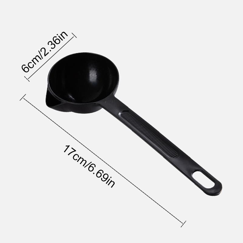 1Pc Effen Kleur Olie Separator Lepel Anti-Brandwonden Plastic Olie Filter Lepel Olie Soep Separator Keuken Gereedschap Accessoires