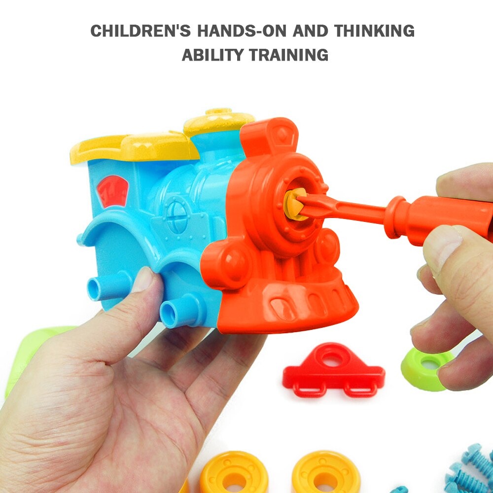 3WBOX tools screw toy Plastic 3D Removable Combination animal Assembly hands-on ability exercise nut educational for children