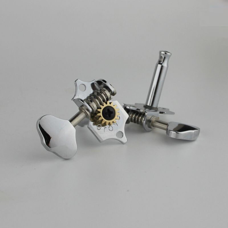 Grover Vintage Guitar Machine Heads Tuners 3 Per Side Vertical 97V Chrome Tuning Pegs Made in China