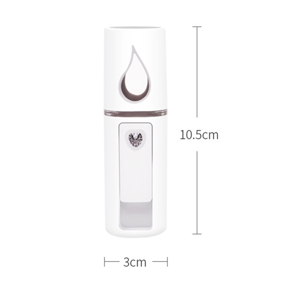 Portable Small Air Humidifier USB Rechargable Handheld Water Meter Ultrasonic Charging Diffuser Mini Milk Oil Steamed Face