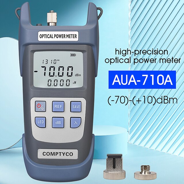 FTTH COMPTYCO Fiber Optical Power Meter AUA-G710A/G510A Fiber Optical Cable Tester -70dBm~+10dBm/ -50dBm~+26dBm SC/FC Connector: AUA-G710A
