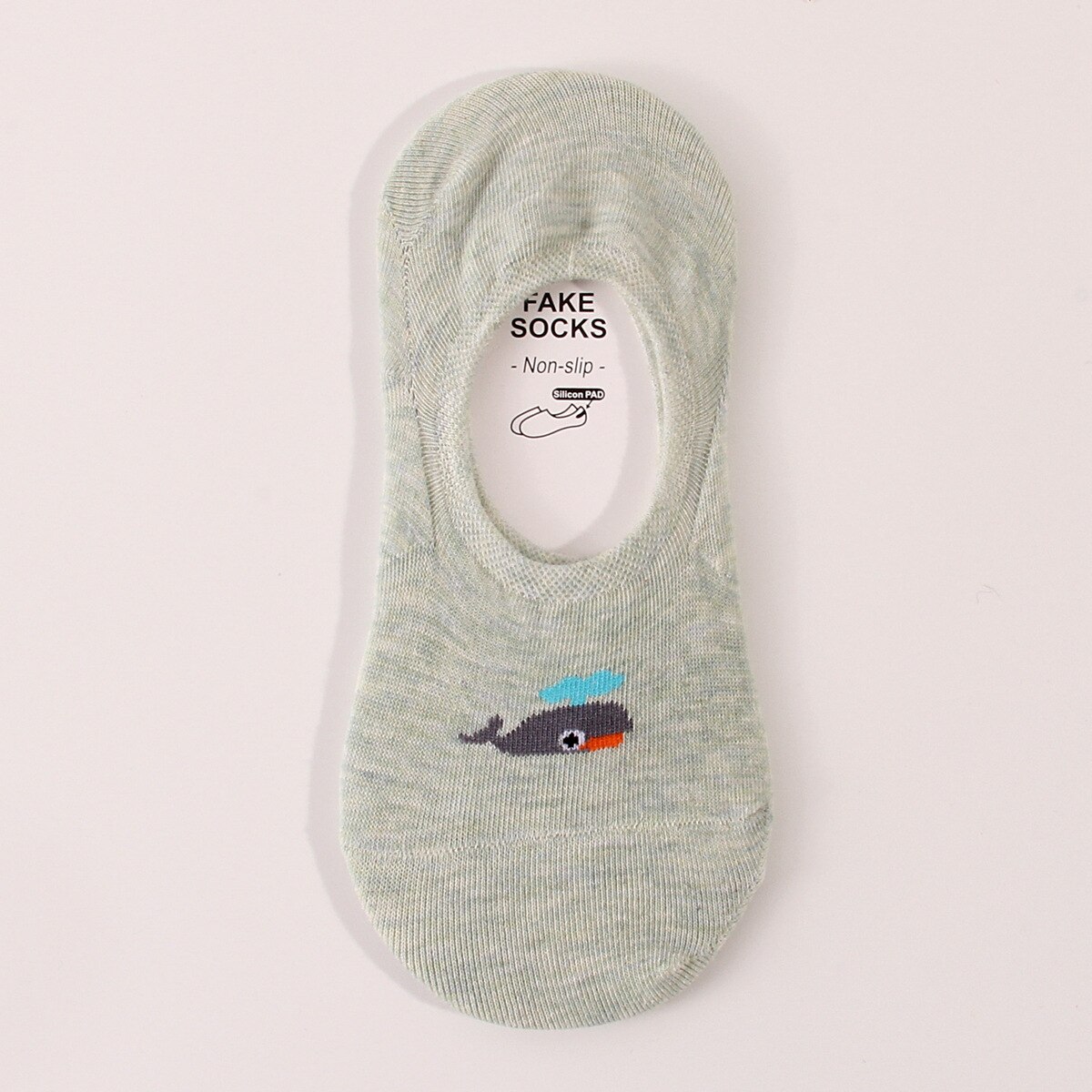 5 paires de chaussettes pour femmes, invisibles, en coton, dessin animé, respirantes, décontractées, courtes, basses, ne montrent pas, antidérapantes, pantoufles de bateau