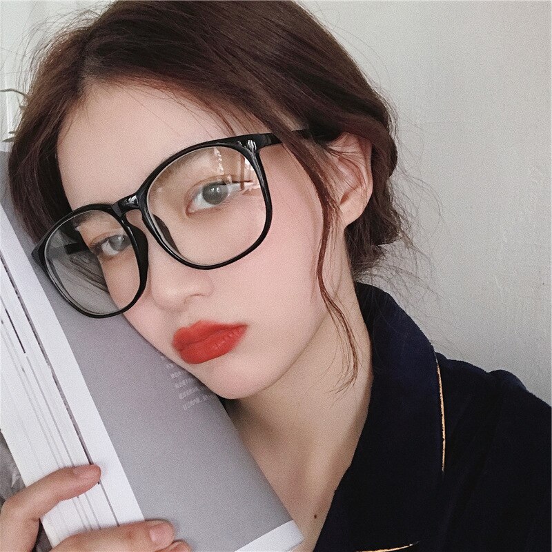 Korean style jelly color plain glasses glasses frame anti-blue glasses frame simple men's and women's