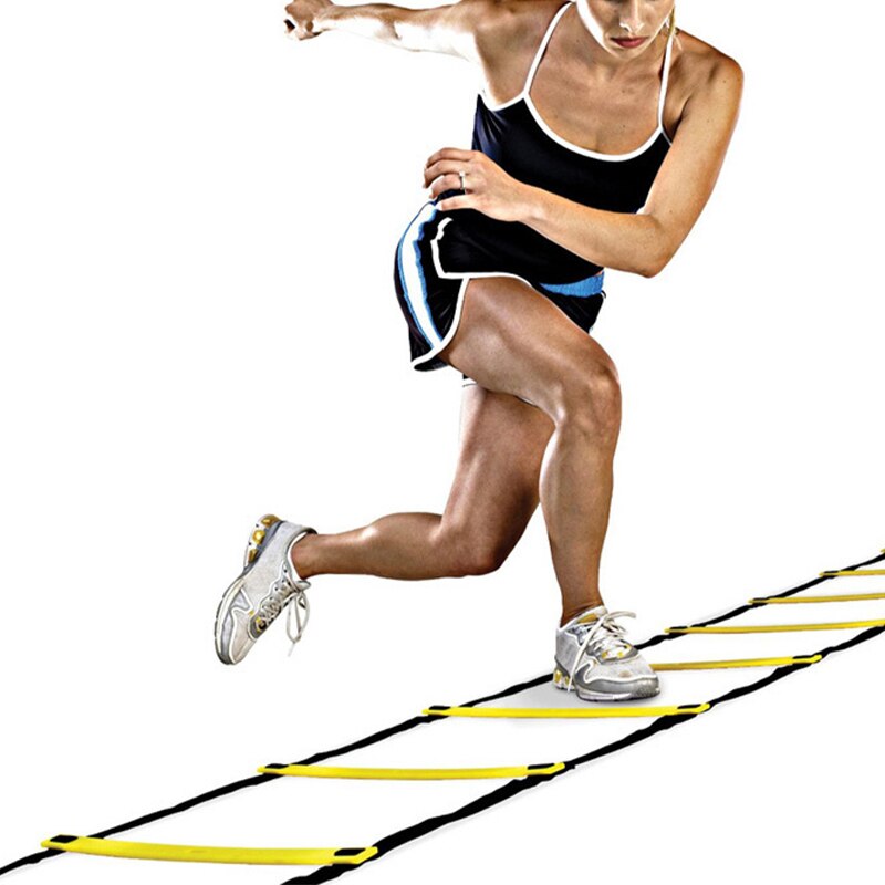 Correas de nailon escaleras para entrenar velocidad de agilidad escalera de saltos escaleras escalera ágil Fitness entrenamiento fútbol escalera de velocidad