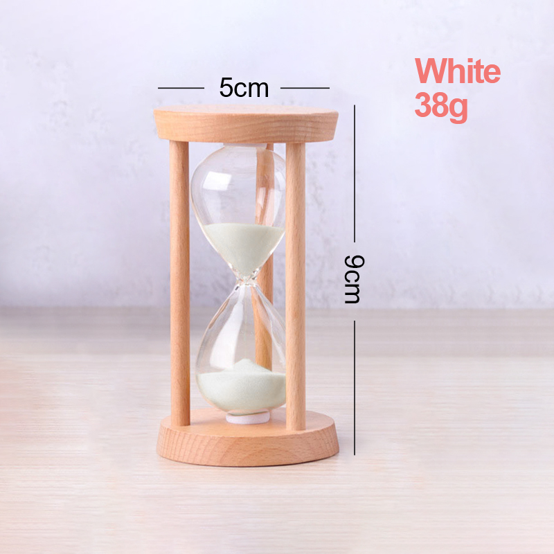 3/5 Min Houten Zandloper Desktop Decoratie Zand Klok Creatieve Timer Kid Game Douche Timer Moderne Woninginrichting 1pcs: Blauw / 3 min