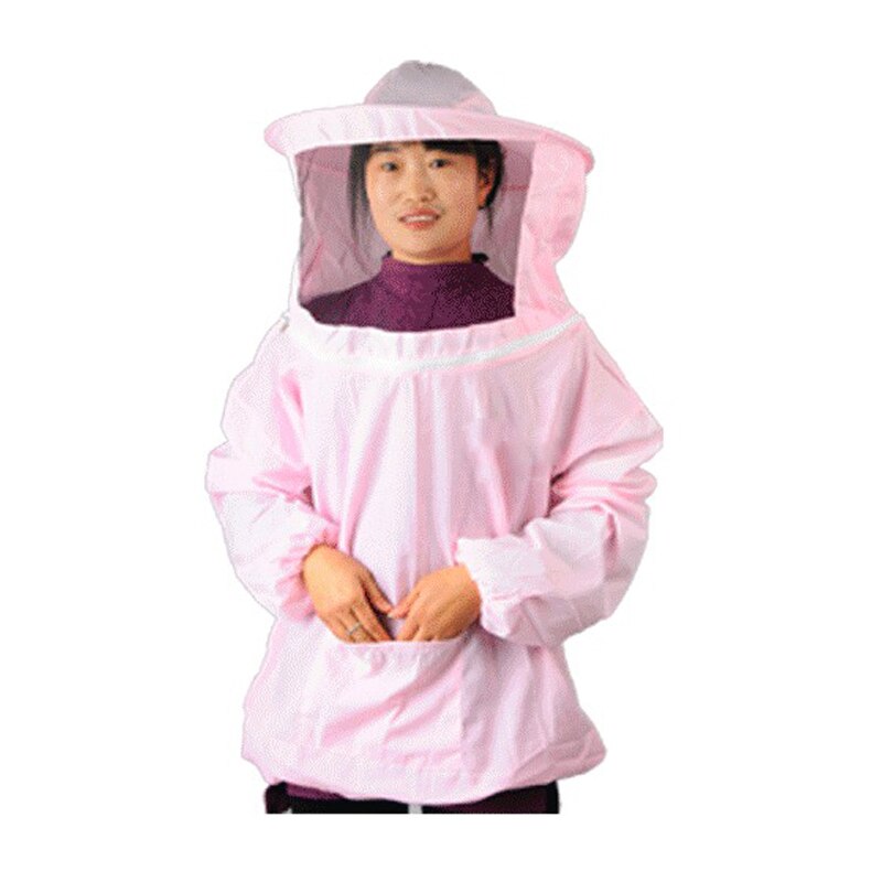 Ropa protectora de abejas, traje de apicultura para apicultor, ropa de apicultura, herramientas de Apicultura: Rosa