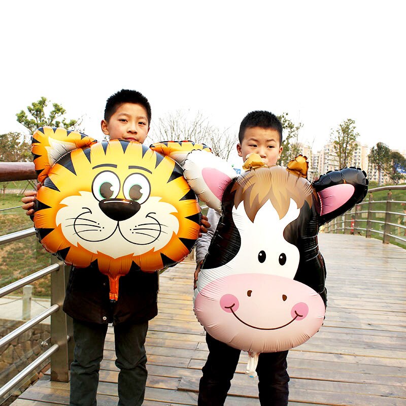 Cartoon Animals Large Foil Balloon Children Birthday Baby Shower Party Decoration Balloons